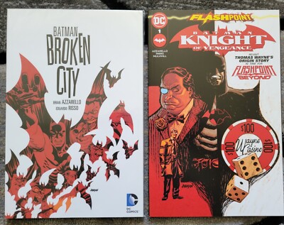 Batman: Broken City Tpb & Batman: Knight Of Vengeance Tpb By Azzarello & Risso