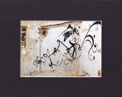 8X10'' Matted Print Graffiti Street Art Picture: by Jana Joana