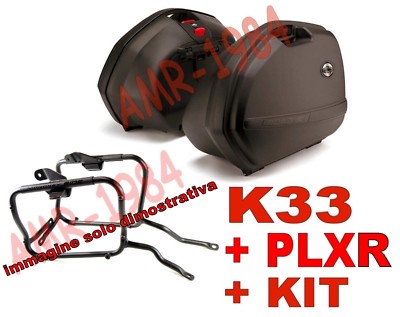 KIT VALIGIE LATERALI K33 + TELAIO YAMAHA TRACER 900 2018 GIVI PLXR2139 + KIT