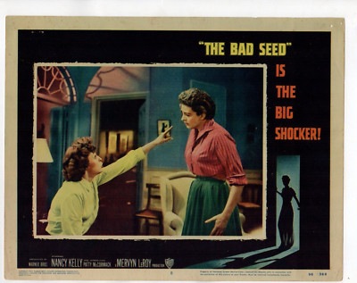 NANCY KELLY THE BAD SEED IS THE BIG SHOCKER 1956 ORIG 11X14  LOBBY CARD LC7202