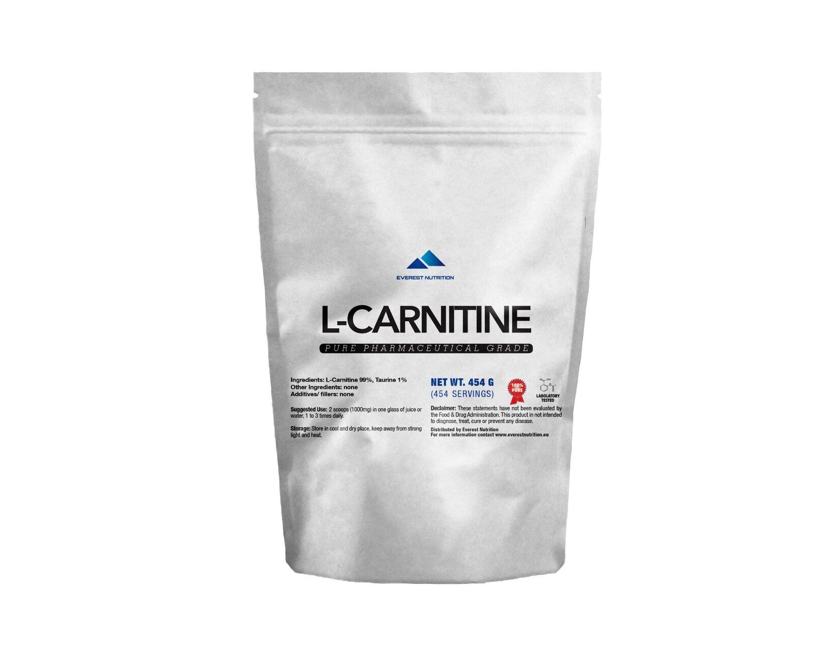 LCARNITINE REINES PHARMAZEUTISCHES QUALITÄTSPULVER