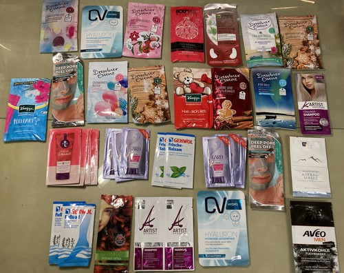 Adventskalender Füllung 26 x Badezusätze Körperpflege Masken verschiedene Stück
