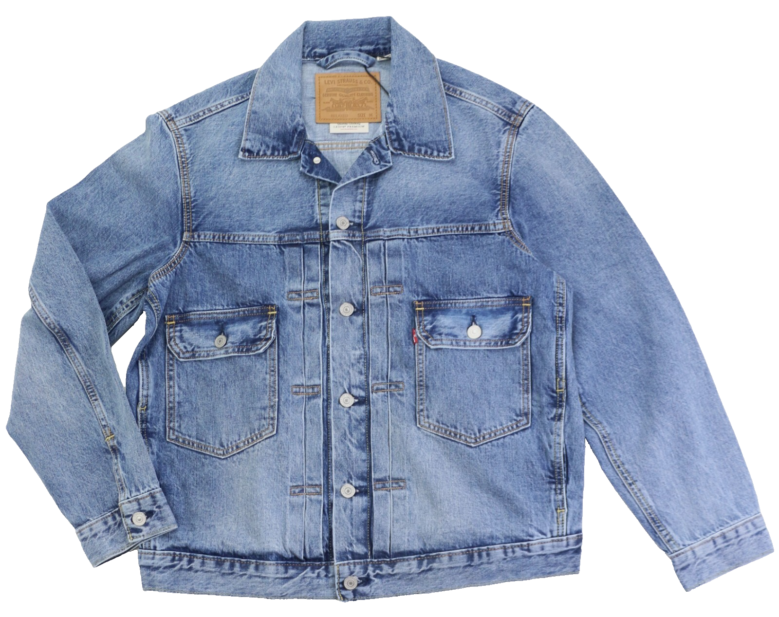 LEVI’S(R) TYPE2 JKT Selvedge RIGID　XXXL Levi's Premium Type II 2 Two Selvedge Denim Trucker Jacket