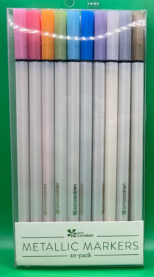 ERIN CONDREN Set of 10 Premium Metallic Markers D-4236