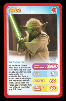1 x info card Movie Heroes Yoda   Star Wars - R047