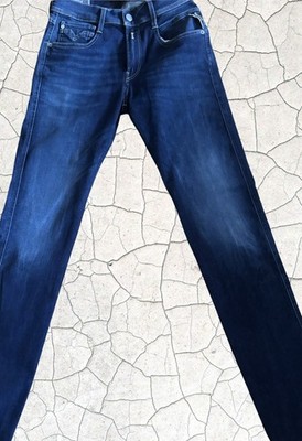 BNWT Replay Ambass Slim Jeans Size 28/32 Dark Indigo Power Stretch Denim