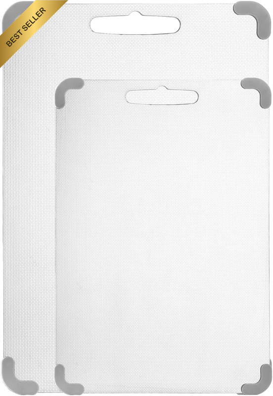 Cutting Board & Chopping Board Set - 304 Stainless Steel Double-Sided (36×25Cm +