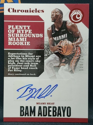 その他 Bam Adebayo RC autograph Heating Up: A Bam Adebayo Rookie Card Review