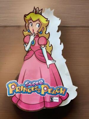 Nintendo DS Super Princess Peach Store Display Large Decal  NEW