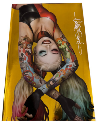 [SIGNED W/ COA] [Foil] Harley Quinn #30 Nathan Szerdy Exclusive Virgin Var [IN S