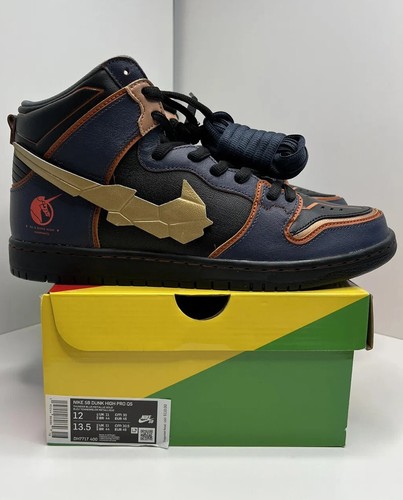 NIKE - Gundam x Nike SB ナイキ　RX-0 Banshee 02 Nike SB Dunk High RX-0 Unicorn 02 Banshee x Gundam Size 12