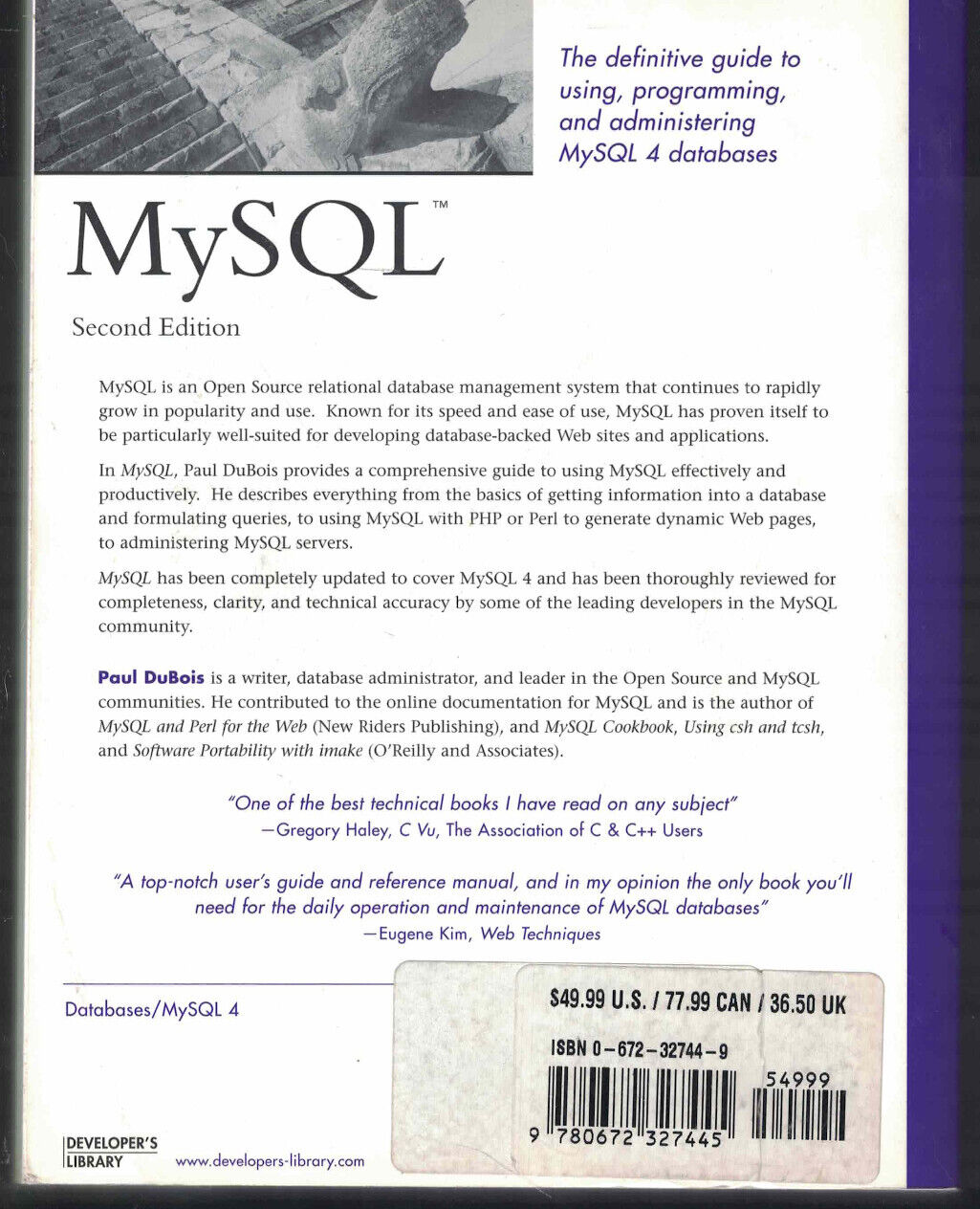 MySQL: The Definitive Guide to MySQL 4 Databases (SC, 2003) | Pricetronic