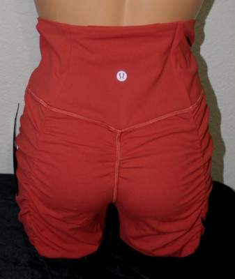 New Special Edition Lululemon Align HR Short 6'' Ruched - CYNN -$74 MSRP Size 6