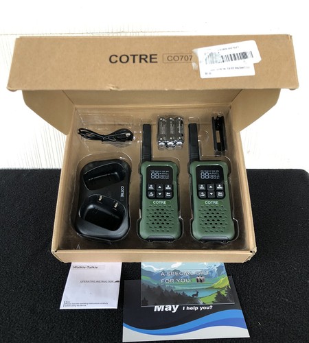 - Cotre Two Way Radios Outdoors, 5 Miles Talk Range Usb Charger