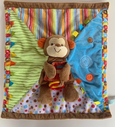 DOUGLAS Cuddle Toys Baby 18" Playtivity Monkey Activity Blan