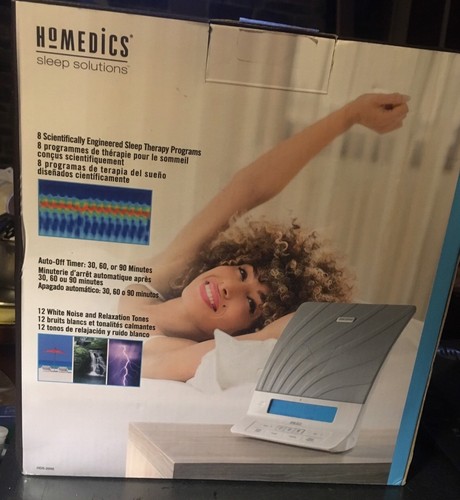 Deep Sleep Renewal Sleep Therapy Sound Machine Adjustable Tone HDS-2000 White