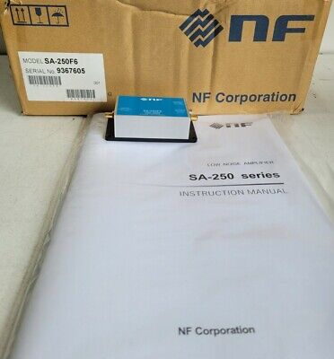 NF Corp. Low Noise Amplifier SA-250F6 100Hz to 250MHz 40DB