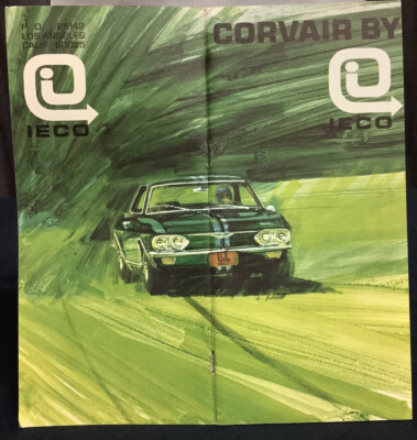 Rare Catalogue 1968 CHEVROLET CORVAIR IECO Tune Up & Accessoires