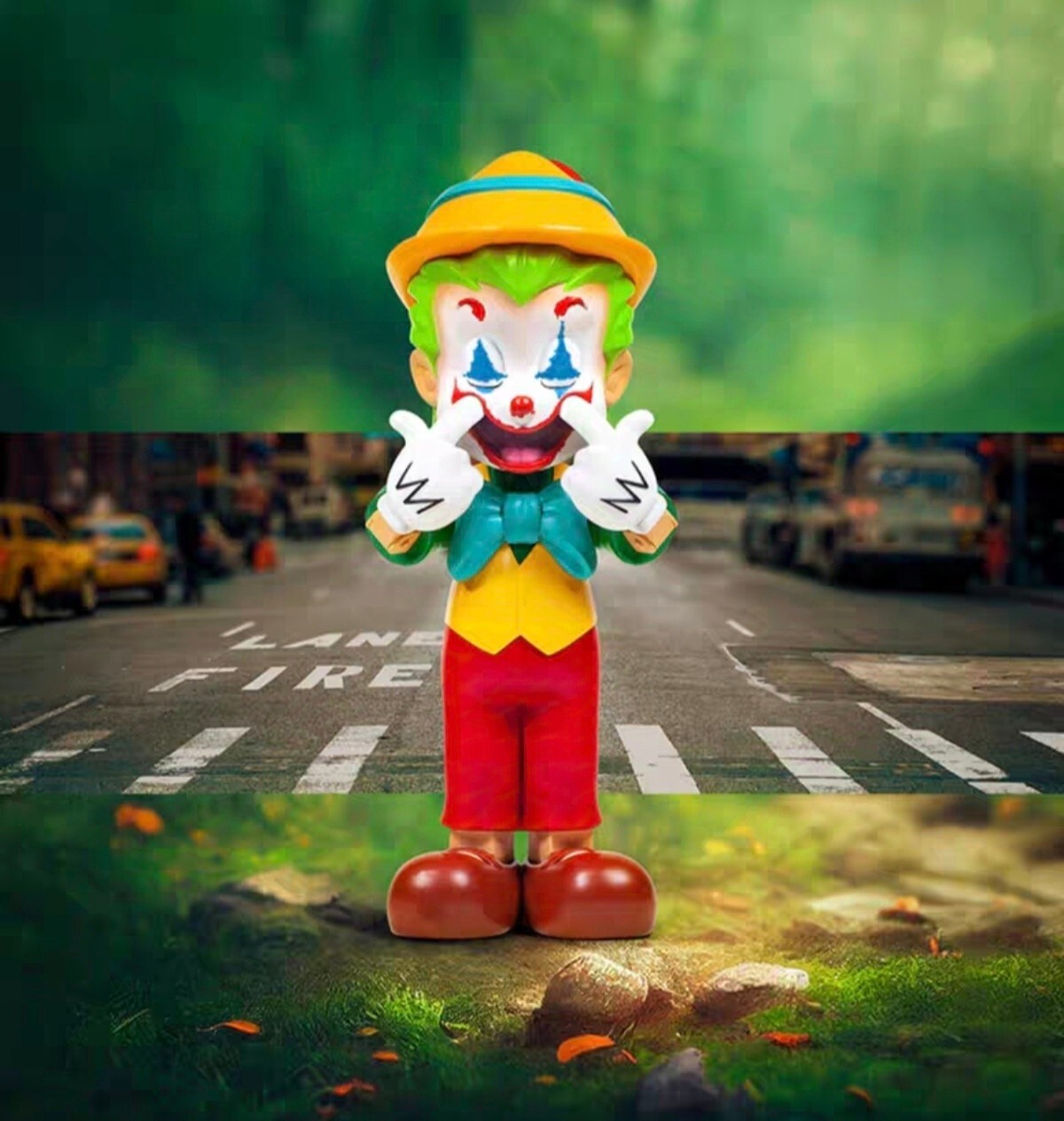 ZCWO Fools Paradise Clown Pinocchio I Had A Bad Day XL PVC