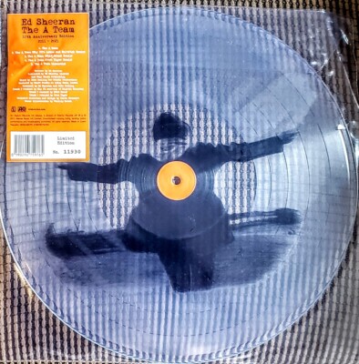 ED SHEERAN THE A TEAM - PICTURE DISC CLEAR VINYL LP  '' NEW, SEALED '' LTD EDITION