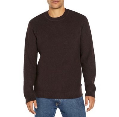 GAP Sweater Men's Small Long Sleeve Seed Stitch Crew Neck Ribbed Cuffs $69.99