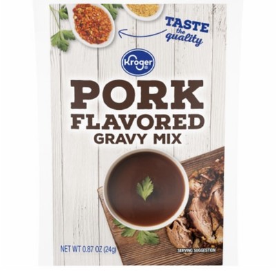 Kroger  Pork Flavored Gravy Mix - 0.87 oz (3 Pack)
