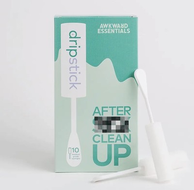 Dripstick Absorbing Sponge for Women -  Dripstick 10 Pack of Sterile Post Coitus
