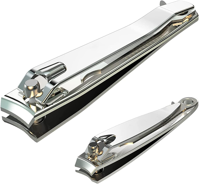 Nail Clipper Set,Premium Stainless Steel Fingernail and Toenail Clipper Cutters,