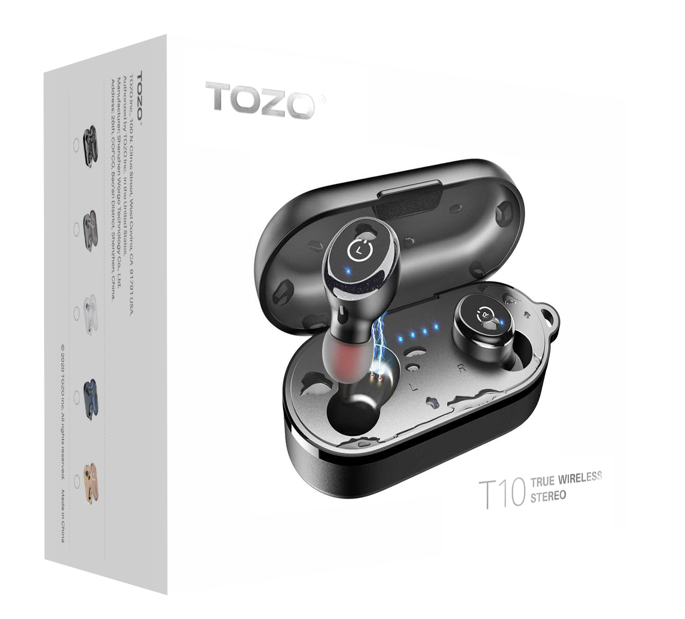 TOZO T10 Bluetooth 5.3 IPX8 4 890 224982657369