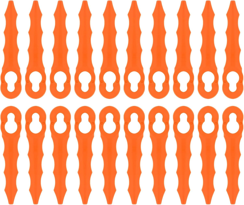 100 Pcs Plastic Blades for Stihl Polycut 2-2 Polycut 3-2 Weed Eater Head Fits FS