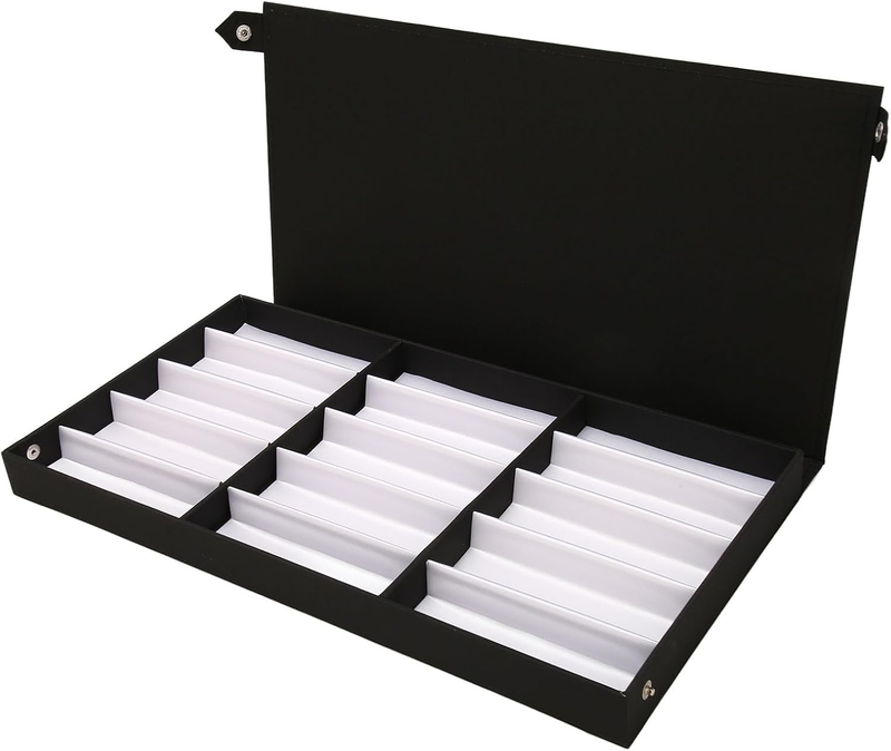 15 Grids Sunglasses Organizer, Multifunctional Jewelry Eyeglass Storage Case for