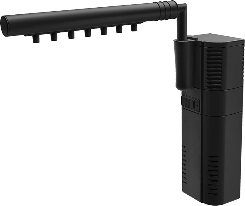 80 GPH Aquarium Filter, Submersible 3-In-1 for 10 Gallon Fish Tank