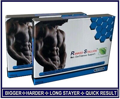 2BOXES OF RANKED STALLION SEX CAPS/PILLS FOR MEN-STRONGER,THICKER & LONG LASTING