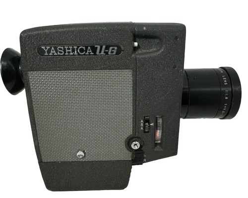 YASHICA U-matic G 8mm Vintage Movie Camera Reflex ZOOM f/1.8