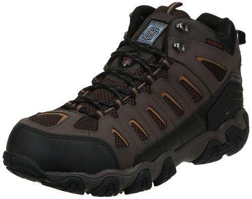 

Skechers — мужские ботинки со стальным носком Blais-Bixford, темно-коричневые, размер 8,5, Dark brown