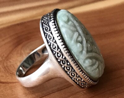 Sz 7.5US Amethyst Asymmetrical Claw Sterling Silver Ring