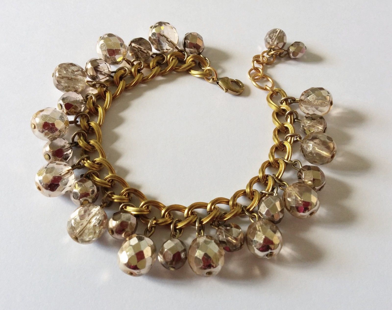 Glass Brass Fashion Jewelry