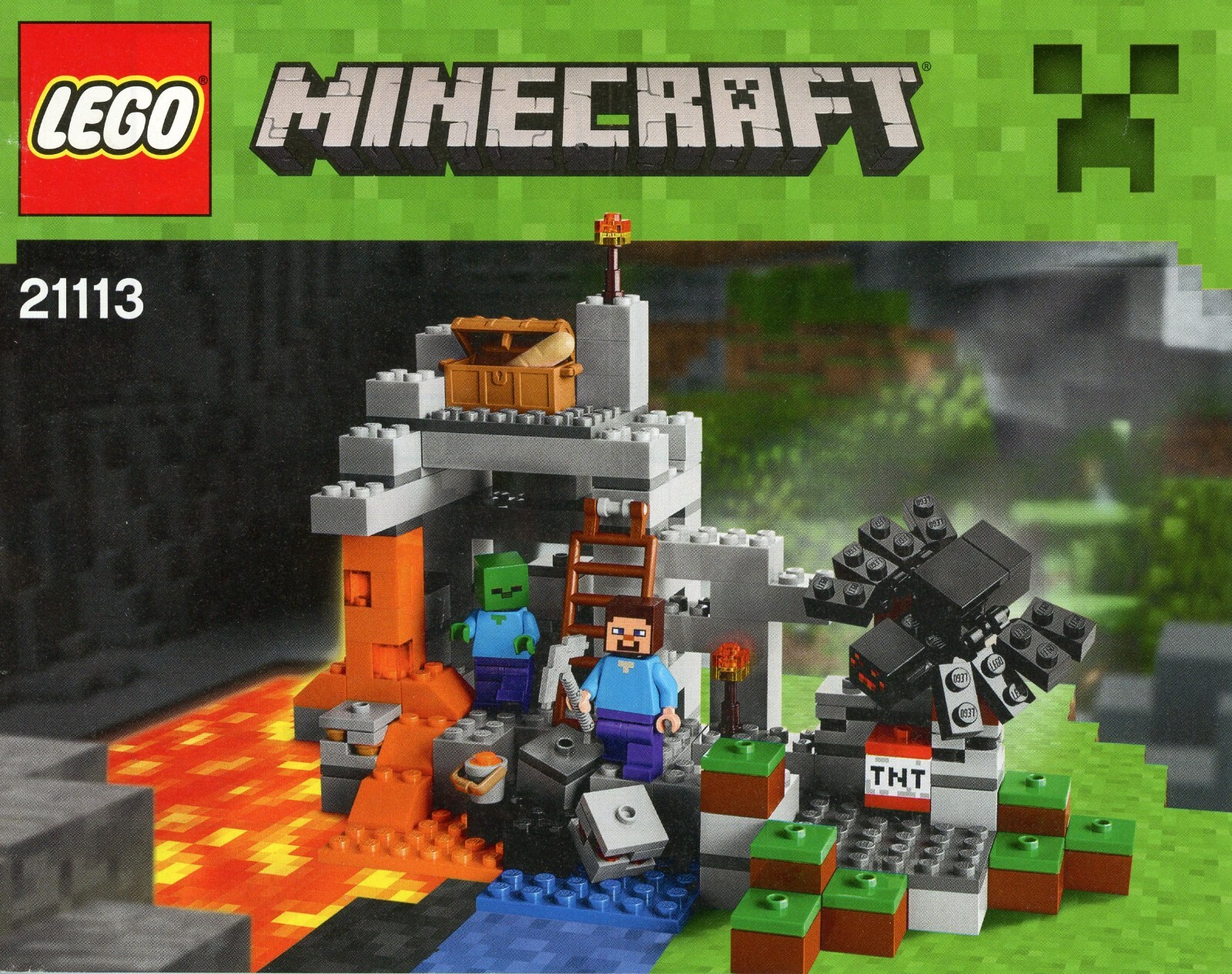 セット Retired LEGO Minecraft #21113 - The Cave / Instruction