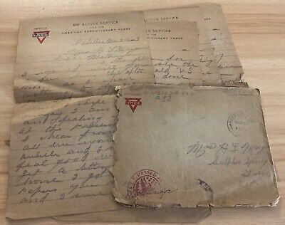WWI AEF letter Co A 326 Inf, reg.  parade, drill for 3 hrs, was bad over here