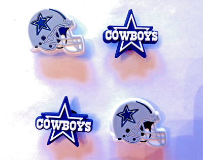 Shoe Charms-DALLAS  FOOTBALLset of 4 New