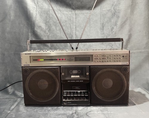 Vintage Rare SHARP GF-9595 Radio Cassette Player *Partially