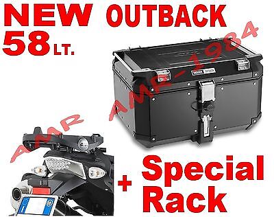 BAULE TREKKER OUTBACK 58 LT KTM 1190 ADVENTURE 2013 + SR7705 + M5   OBK58B NERO