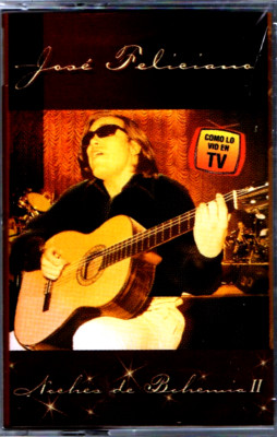 JOSE FELICIANO / NOCHES DE BOHEMIA II - Sealed Cassette (2000, Lideres)