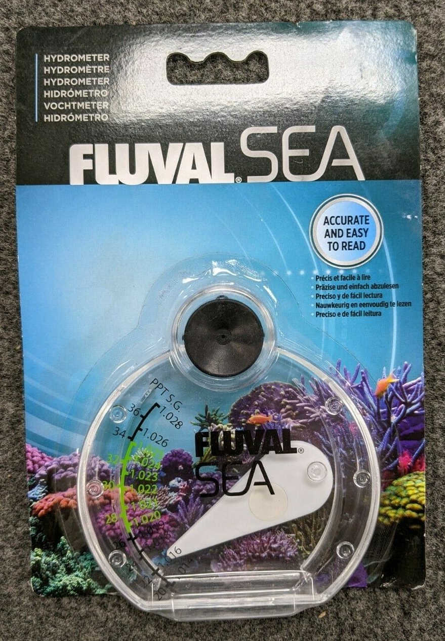 Fluval Sea Hydrometer for Aquariums Medium Saltwater Free Shipping