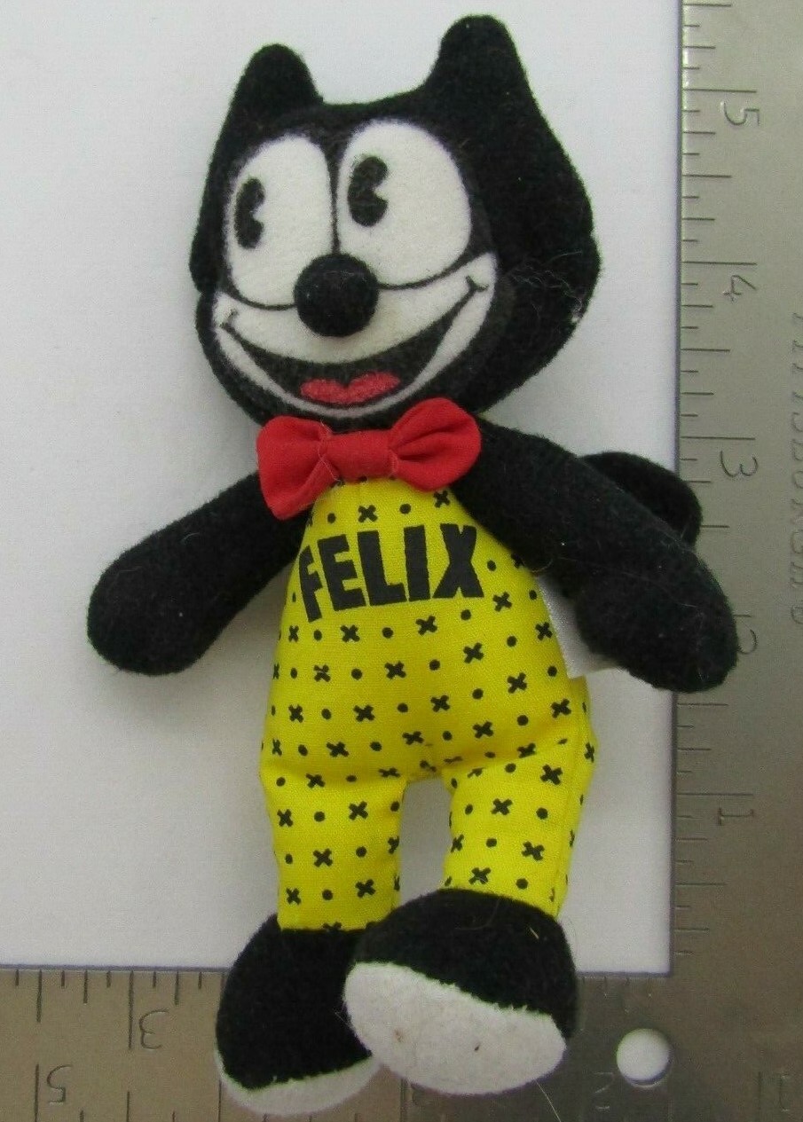 Vintage Felix the Cat Mini Plush Toy Small 6