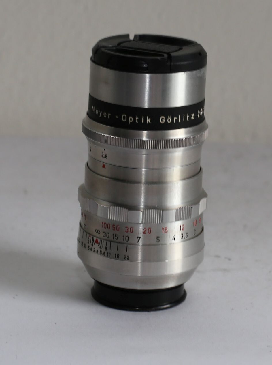Meyer Optik Trioplan 100 mm 1:2.8 -f. Exakta EXA - Objektiv Meyer Optik Trioplan 100 mm 1:2.8 -f. Exakta EXA - Objektiv