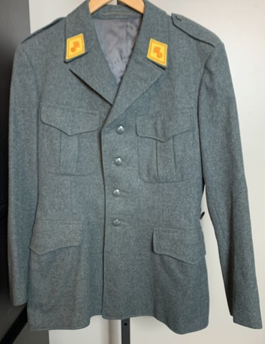 ARMY スイスアーミー服 Vintage SWISS Military Dress Uniform Jacket Blazer Coat Wool