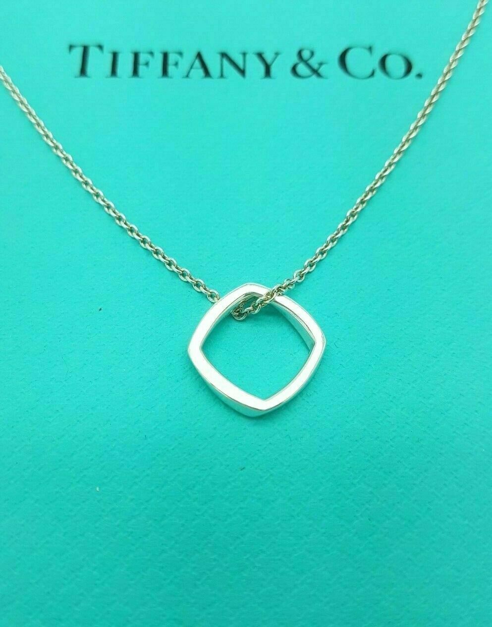 Tiffany & Co Sterling Silver Frank Gehry Torque Drop Pendant
