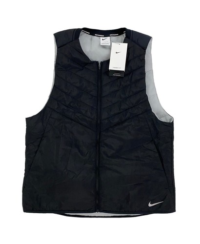 

НОВЫЙ мужской жилет для бега Nike AeroLayer без рукавов, размер L, черный, серый DJ0533-010, AeroLayer