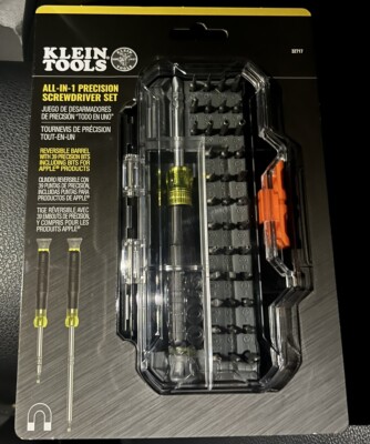 Klein Tools 32717 All-in-One Multi-Function Precision Screwdriver Set/Case #886